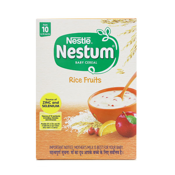 Nestle nestrum rice and fruit stage 3